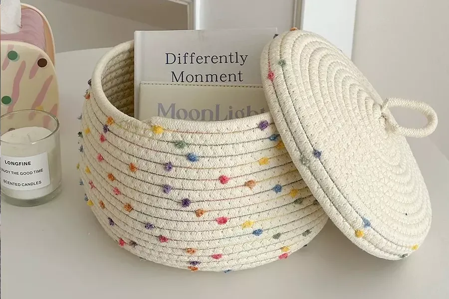 Decorative Wool Ball Organizer
