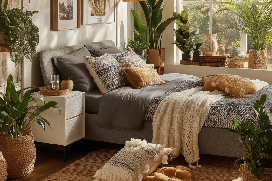 Lumbar and Throw Pillow Combo